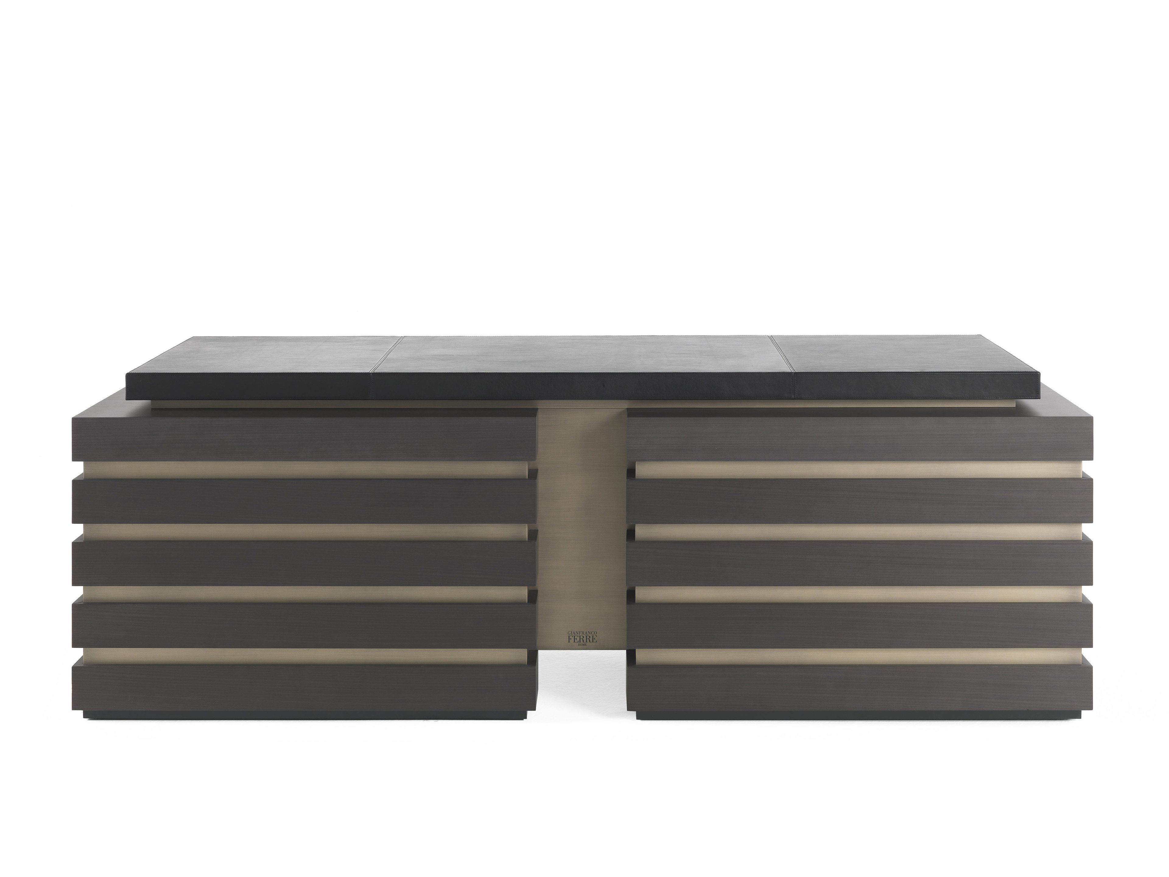 Деревянный прямоугольный стол с ящиками Gianfranco Ferré Home Шон ARCH-00143008
