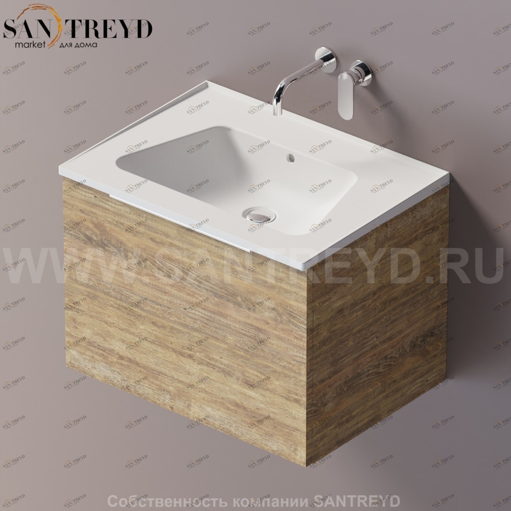 Flaminia BLOOM Тумба под раковину 70 см с 1 ящиком BBX805.WQ Ceramica Flaminia