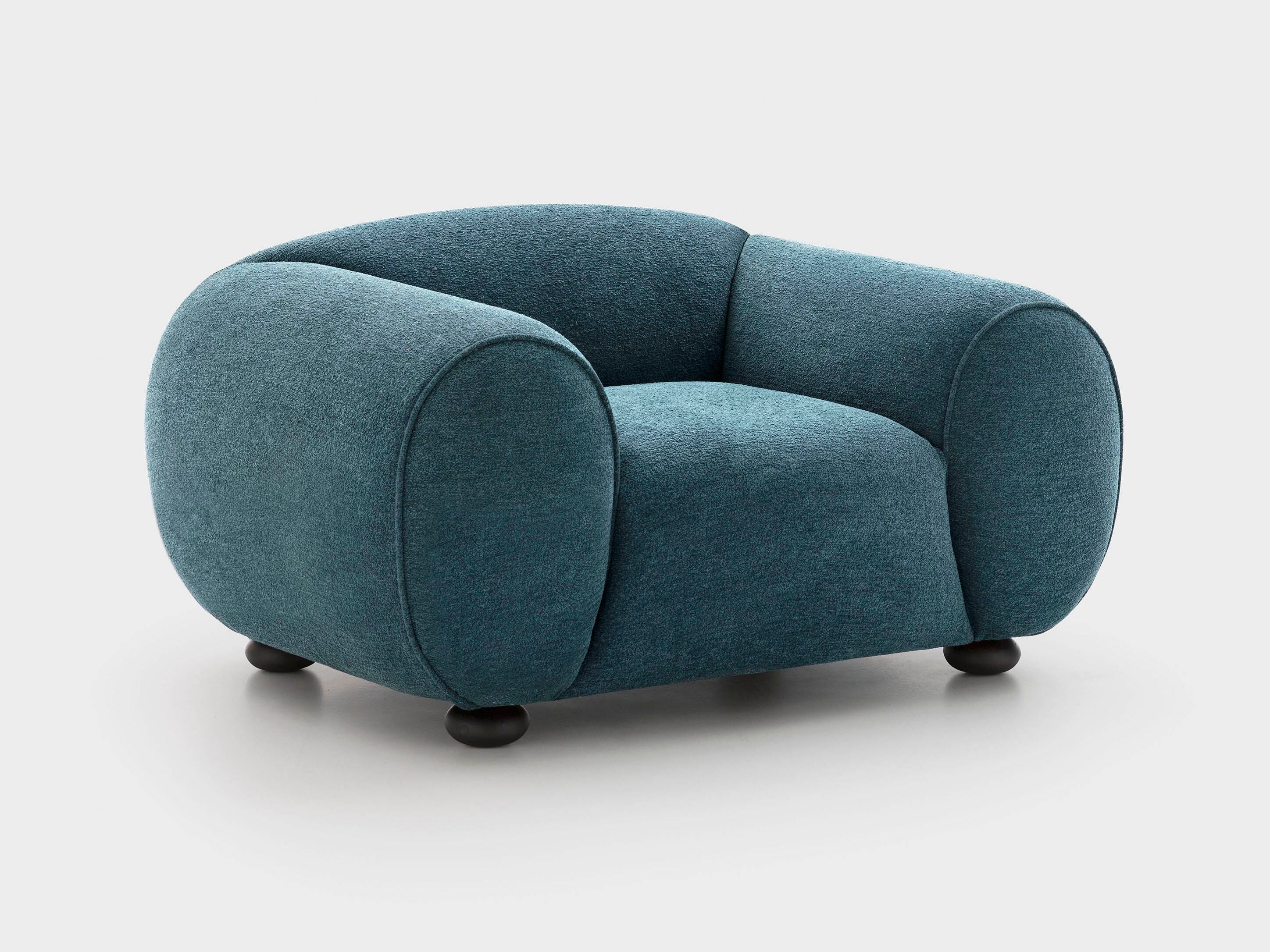 Тканевое кресло с подлокотниками Pianca REGINA ARCH-00114451