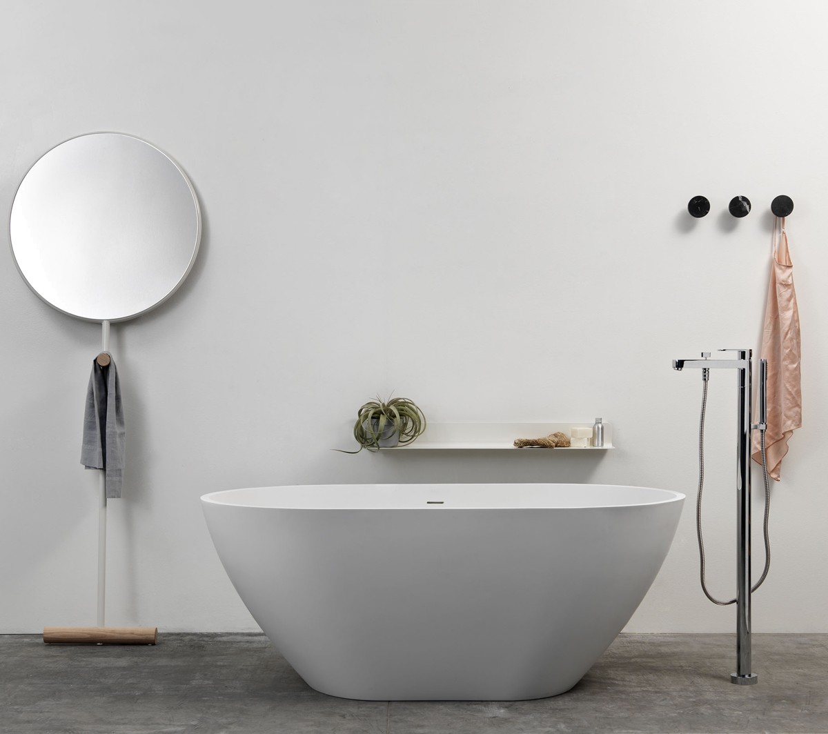 Ex.T Dots Настенная вешалка из мрамора EXDOTSNM/BI - Вид №4