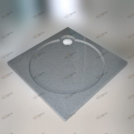 Душевой поддон 100X100X4 СМ Q-СЕРЫЙ GUTEWETTER Shower trays 100X100X4СМQСЕРЫЙ