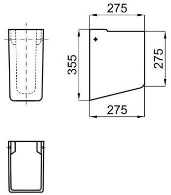 100130719 Подвесная раковина настенная овальная Noken Urban белая - Вид №7