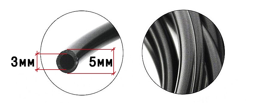 8585 Микротрубка для капельного полива 3 мм * 5 мм LAB.Space  - Вид №2