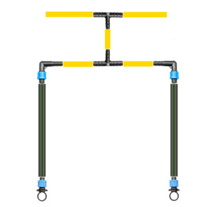 9007 Проходная грядка 0,5-1м с отступом от основной линии LAB.Space
