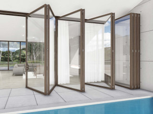 Деревянная книжная оконная дверь