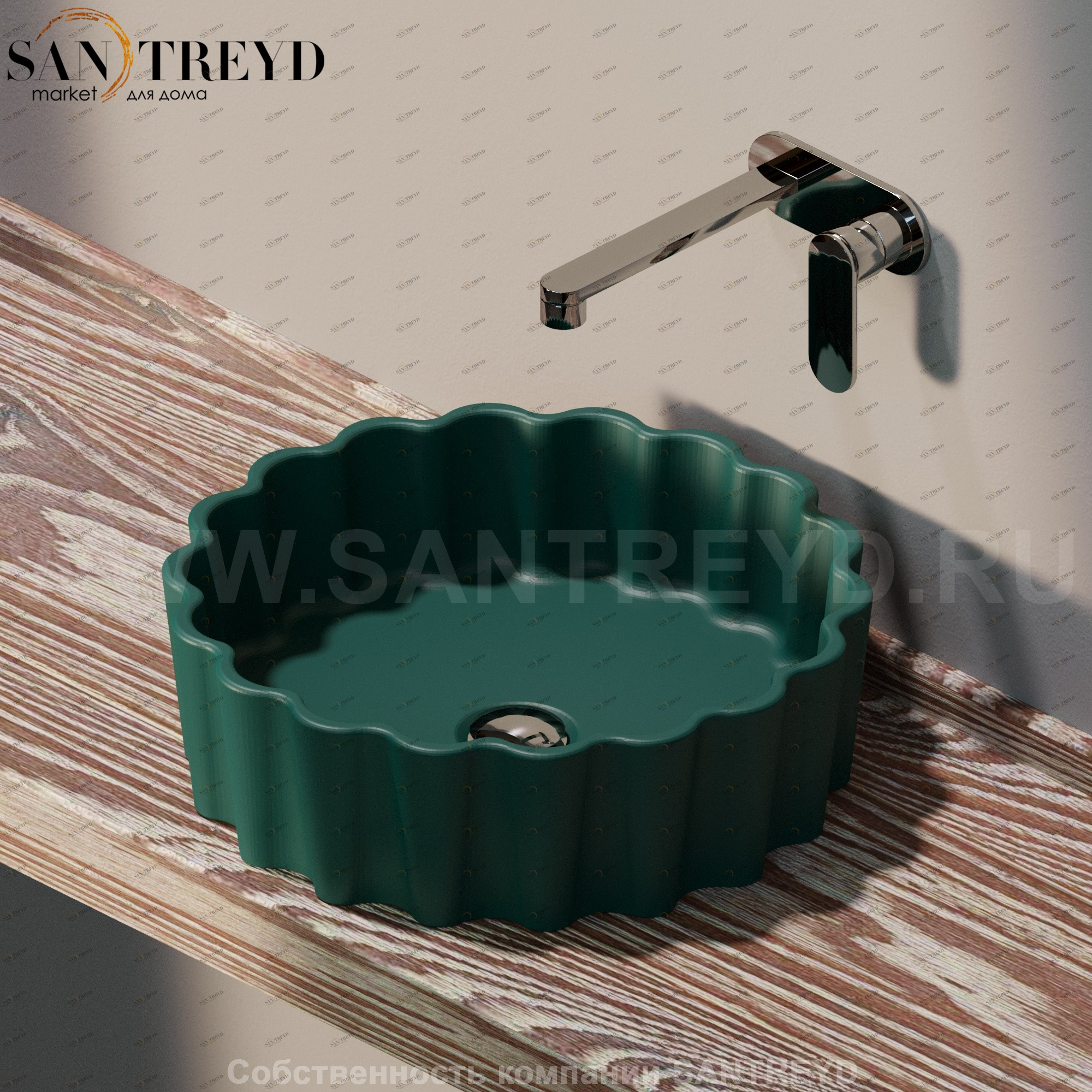 DZ46L5020 Накладная раковина на столешницу  круглая Ceramica Flaminia Doppio Zero