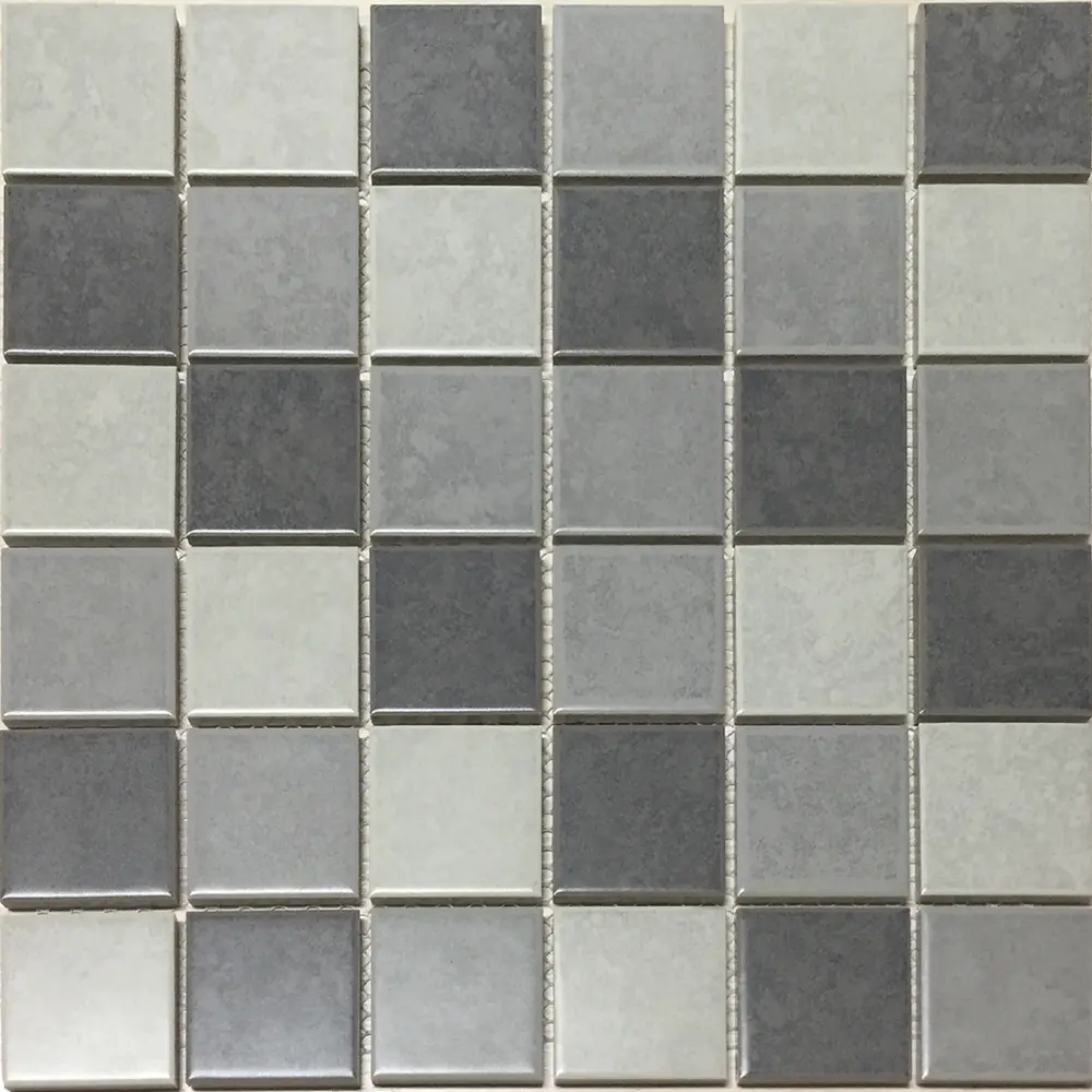 Керамическая мозаика Kreaforta серый микс для интерьера 30×30 см 89412202 STLM-1575417 - Вид №1