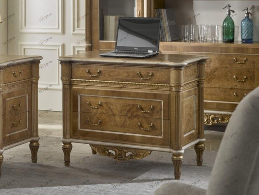 SCAPPINI & C Компьютерный шкаф из дерева с ящиками  2762 