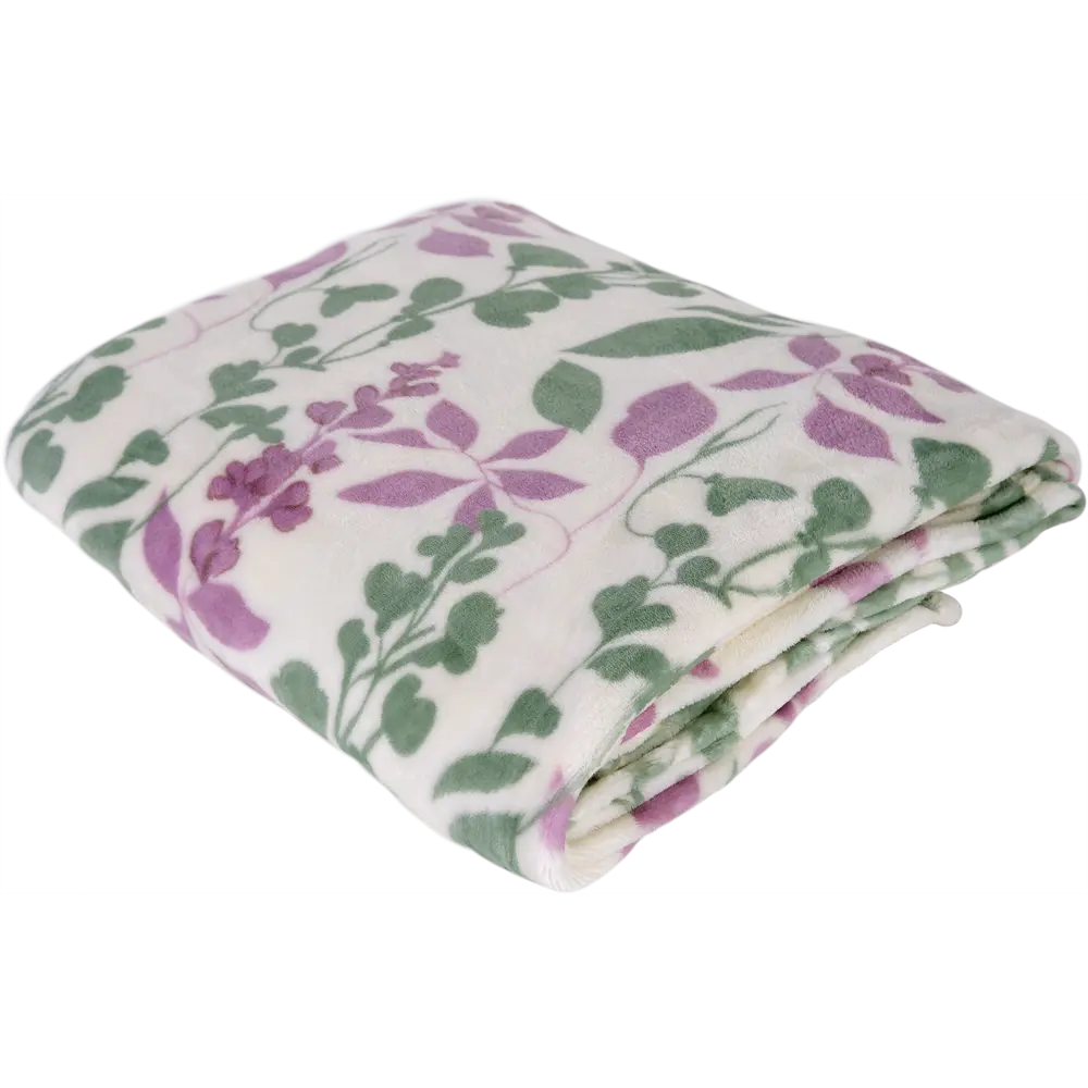 Плед «Lilac», 180х200 см, фланель, цвет розовый BELEZZA STLM-2045515