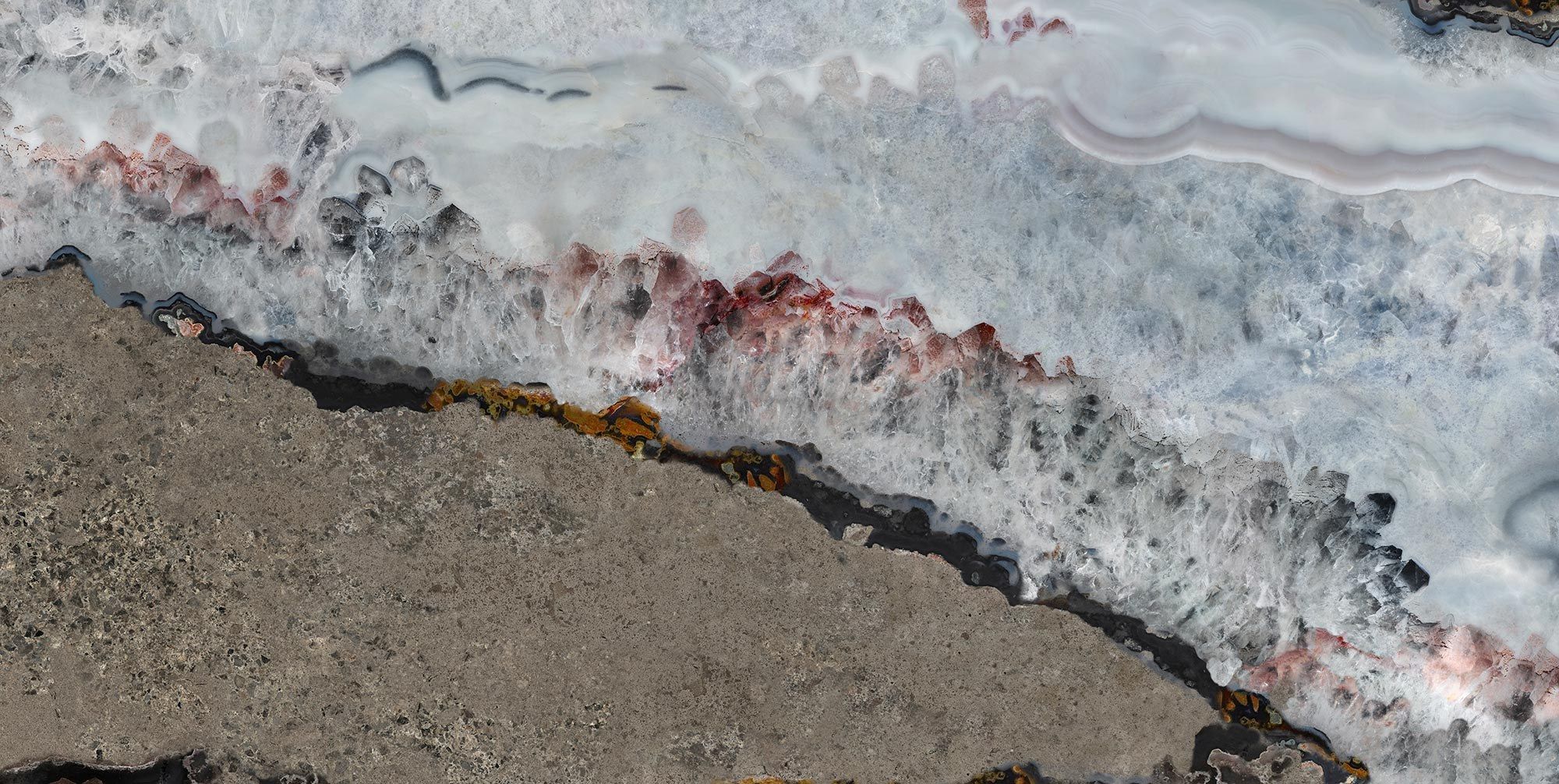 Декоративная панель из алюминия, стекла или ПММА Tecnografica драгоценные камни ARCH-00065838 - Вид №1