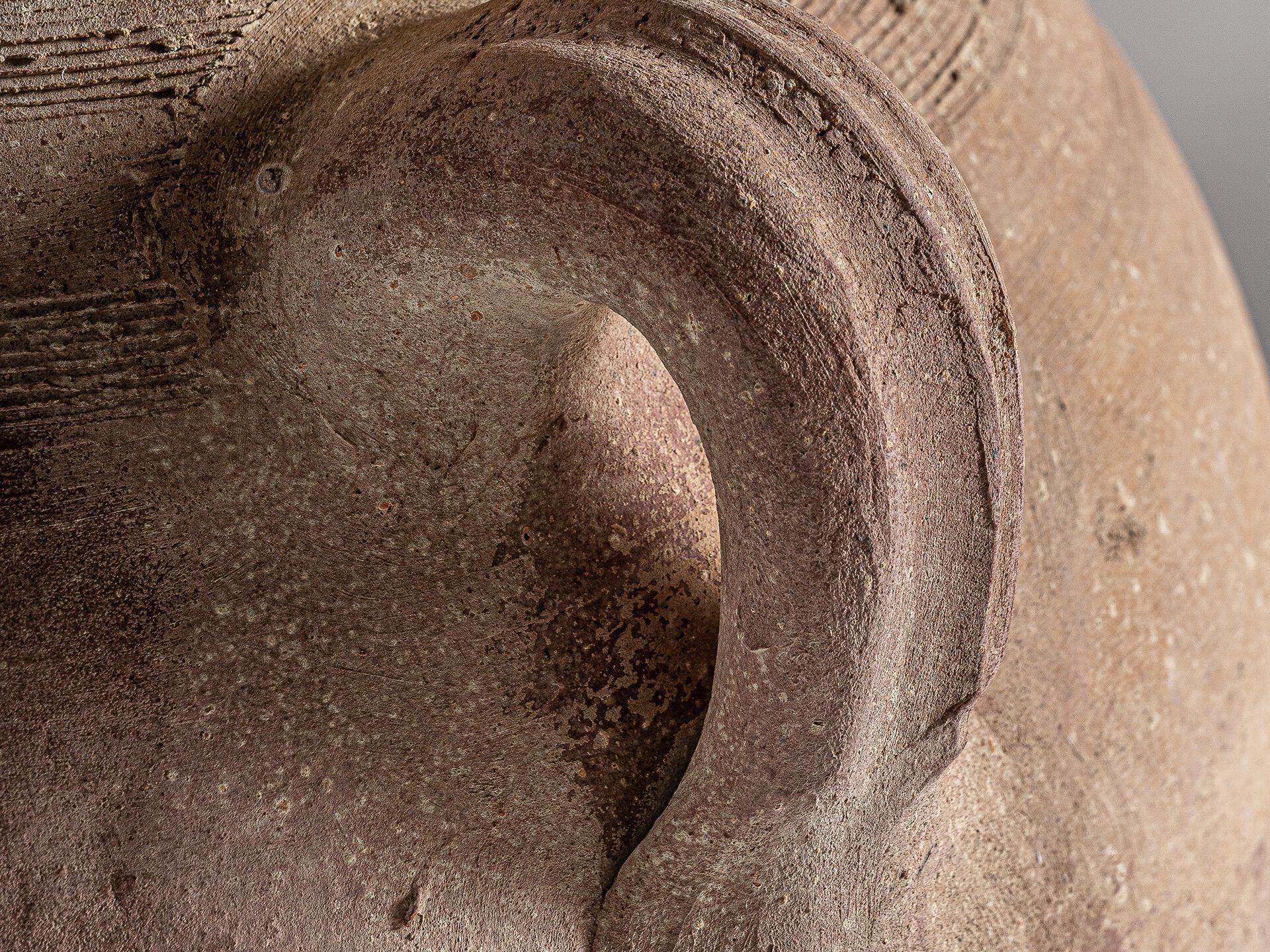 Круглая каменная ваза ручной работы Vical Home KANSARA II ARCH-00145048 - Вид №2