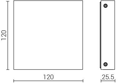 Goccia Illuminazione Настенная светодиодная лестница из алюминия Stamp sun-id-1468654 - Вид №2