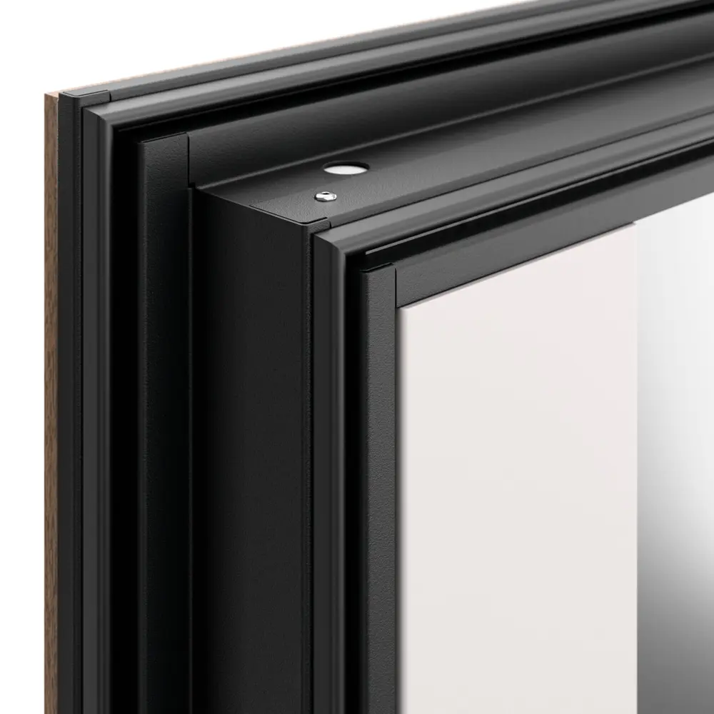 Дверь входная металлическая Браун Скай 95x205 см левая шелк белый с зеркалом TOREX STLM-2201780 - Вид №8