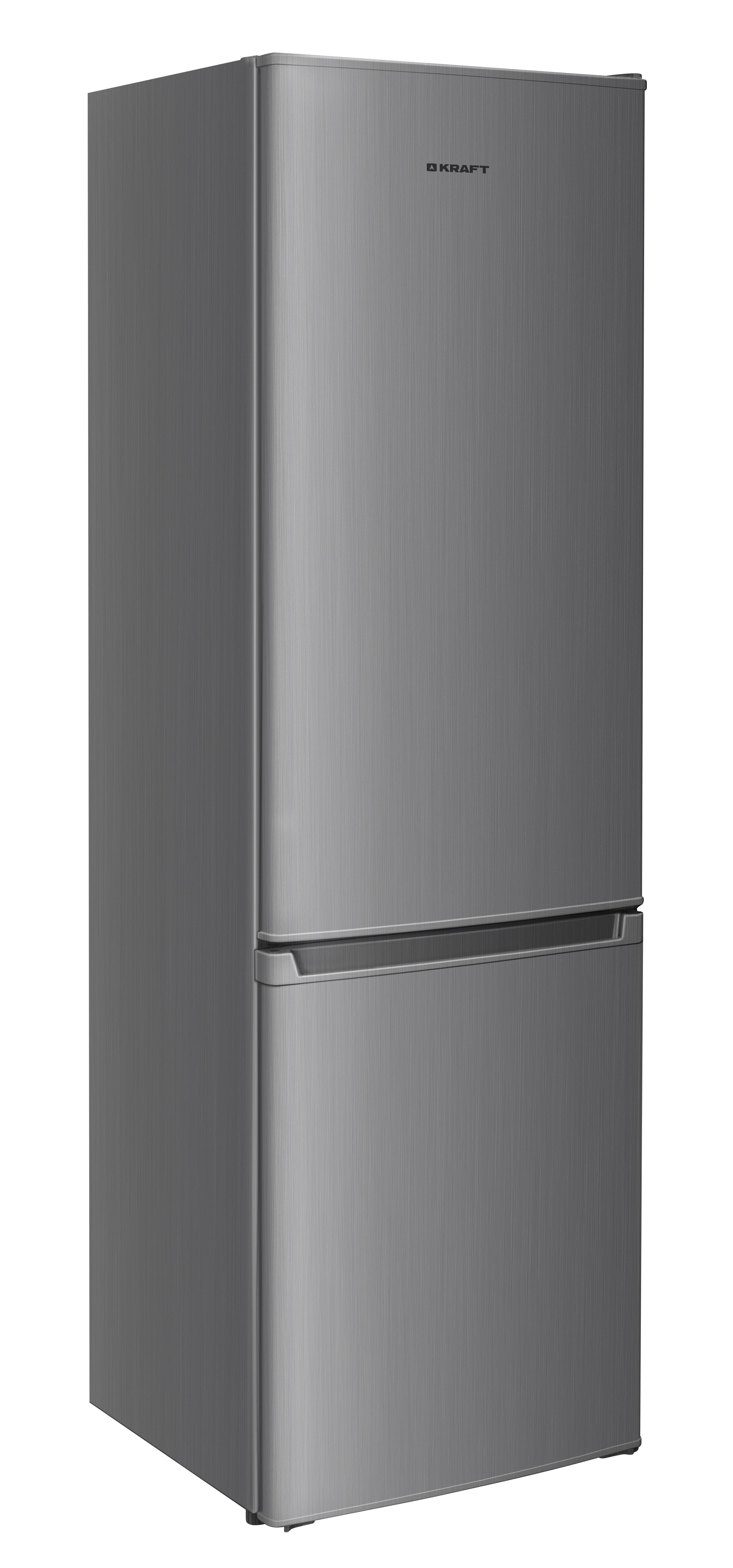 9131506 Холодильник с морозильником   KRAFT KF-DC290X серебристый STDN-0118740