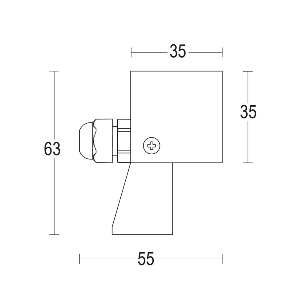 Segno Spot Strap SQ Ghidini Segno Spot SQ .05 Темно-Cерый (Матовый)  - Вид №1