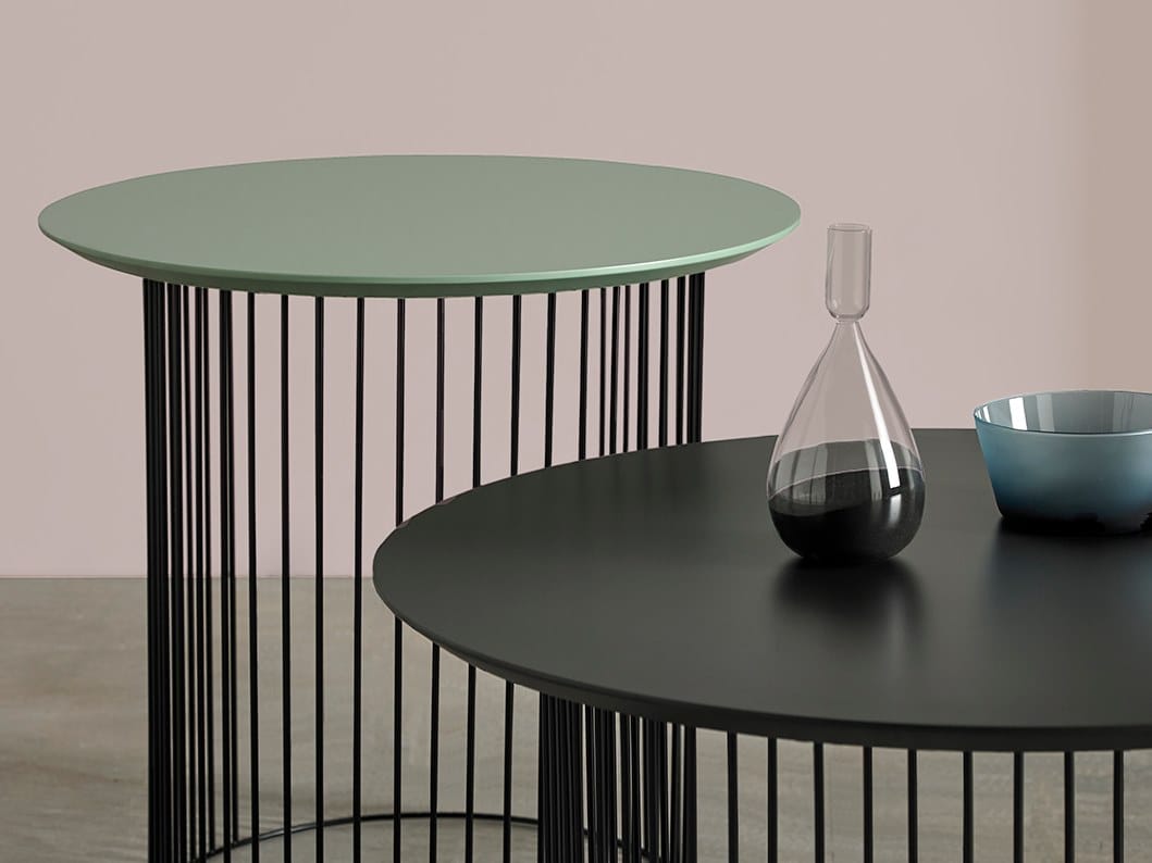 Круглый стол из стали и дерева Kendo Mobiliario Гидра ARCH-00056914 - Вид №5