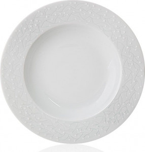 37413 Haviland Тарелка суповая 24см "Белый прованс" Фарфор