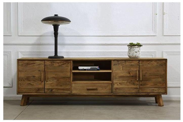 Arrediorg.it® Тумба под ТВ из массива дерева с распашными дверцами Woodside Ah607 tv cabinet  - Вид №1