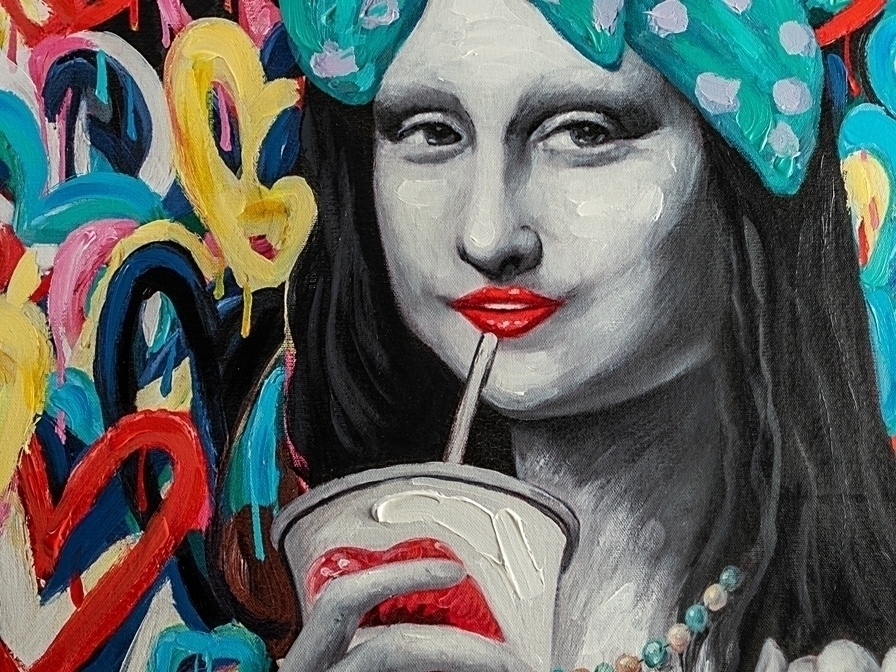 091312 Картина Pop 90x120 Schuller Gioconda - Вид №1