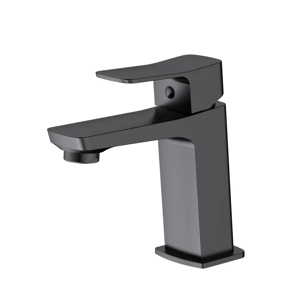 89398604 Смеситель для раковины Iddis Brent BREBL00i01 однорычажный цвет черный STLM-1569750