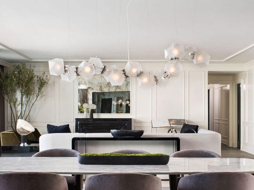 GABRIEL SCOTT Светодиодная подвесная лампа из дутого стекла Welles sun-id-1388442 - Вид №12