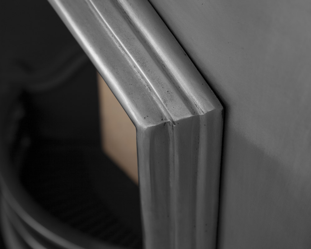 RX142 Лондонская плита (широкая) чугунная каминная вставка Сarronheating  - Вид №3