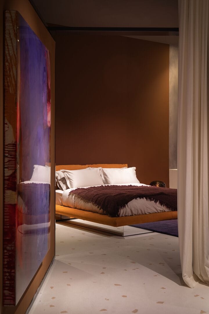 Двуспальная мягкая кровать Baxter Aura ARCH-00075198 - Вид №2