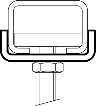 6535010 Монтажные профиля BIS Шайбы (U-образные) монтаж в профиле BIS RapidRail® WALRAVEN  - Вид №2