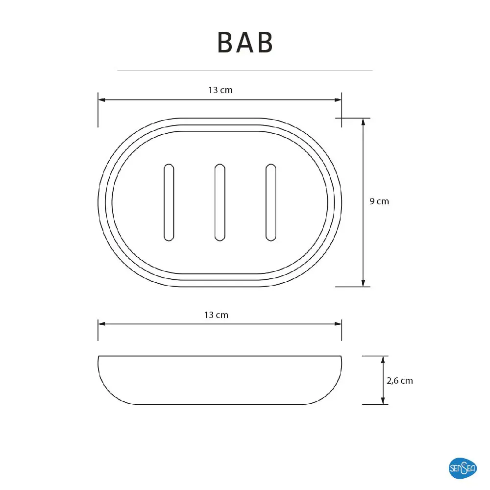 Керамическая мыльница SENSEA Bab в классическом белом цвете 82729970 STLM-0034841 - Вид №4