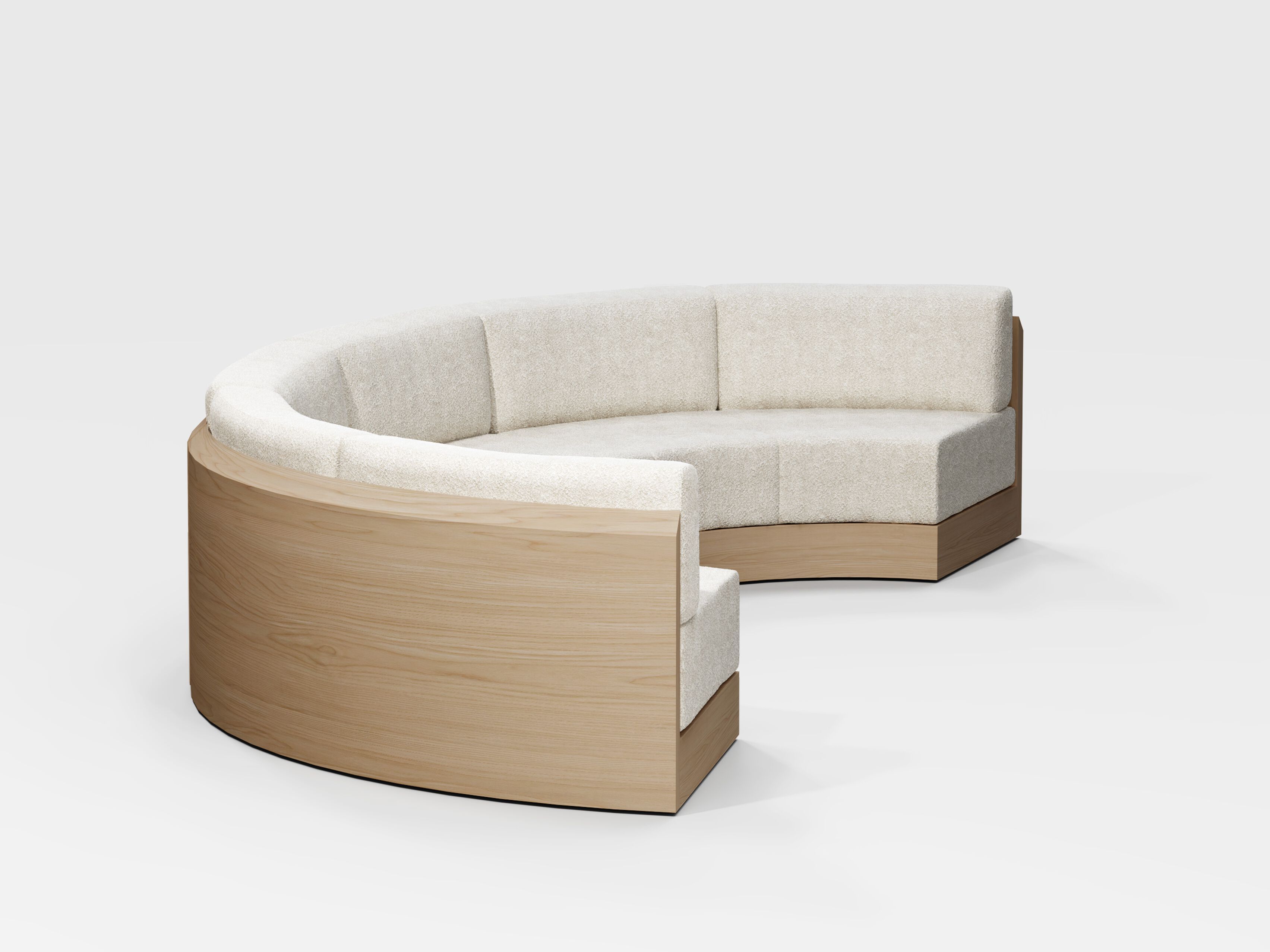 Модульный изогнутый диван из ткани Secolo SERRA ARCH-00047402 - Вид №2