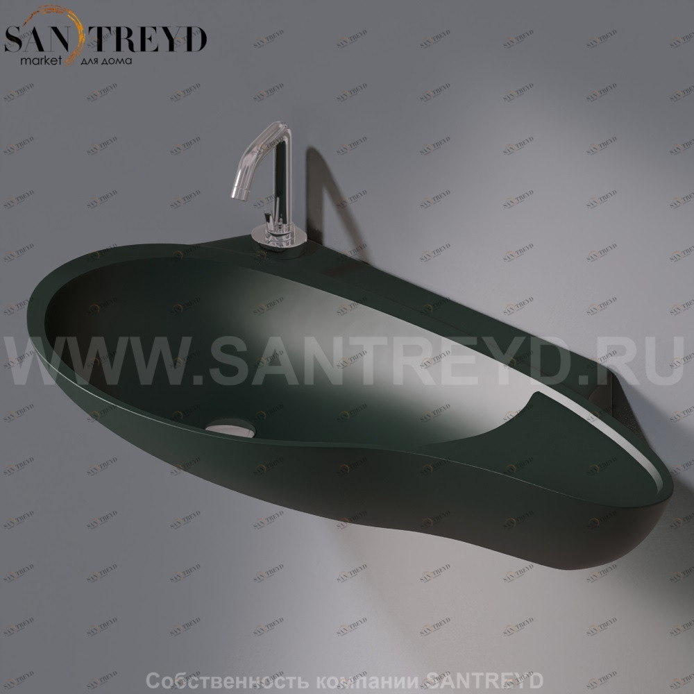 L500T0R1V4.143 Подвесная раковина настенная овальная A. e T. Italia SPOT AeT ITALIA ACCENT