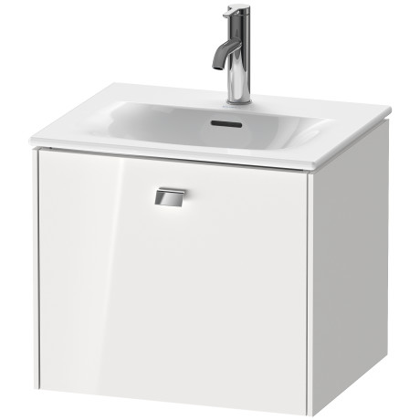 BR420900909 Тумбочка подвесная Brioso #BR4209 520 x 419 мм Светло-голубой матовый декор Duravit - Вид №2