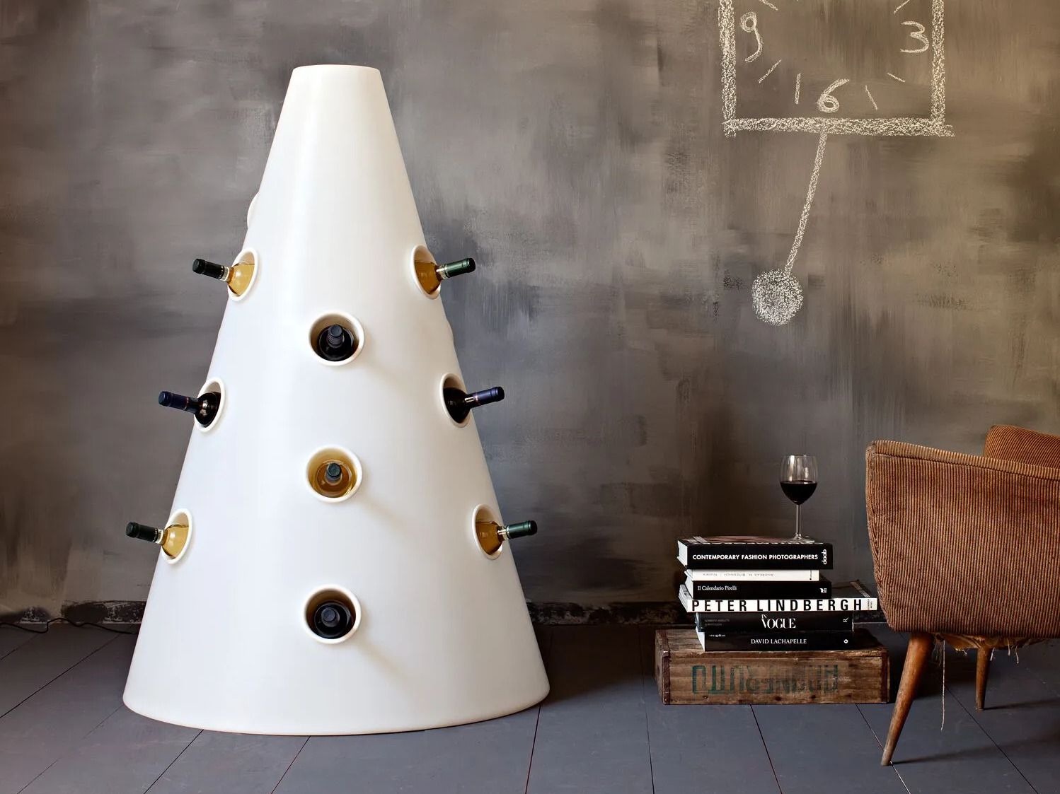 Напольная подставка для бутылок из полиэтилена Kloris FIZZ ARCH-00107269