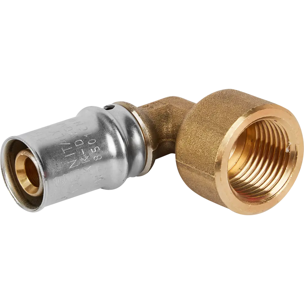 Угол комбинированный 90° Stout 1/2"x16 мм ВР латунь SFP-0010-001216 82306194 STLM-2113482 