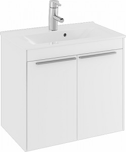 47383 Комплект мебели IFO Sense, умывальник тонкий, с двумя дверцами, компактный, Ш = 900 мм, Ш1 = 915 мм, темно-серый