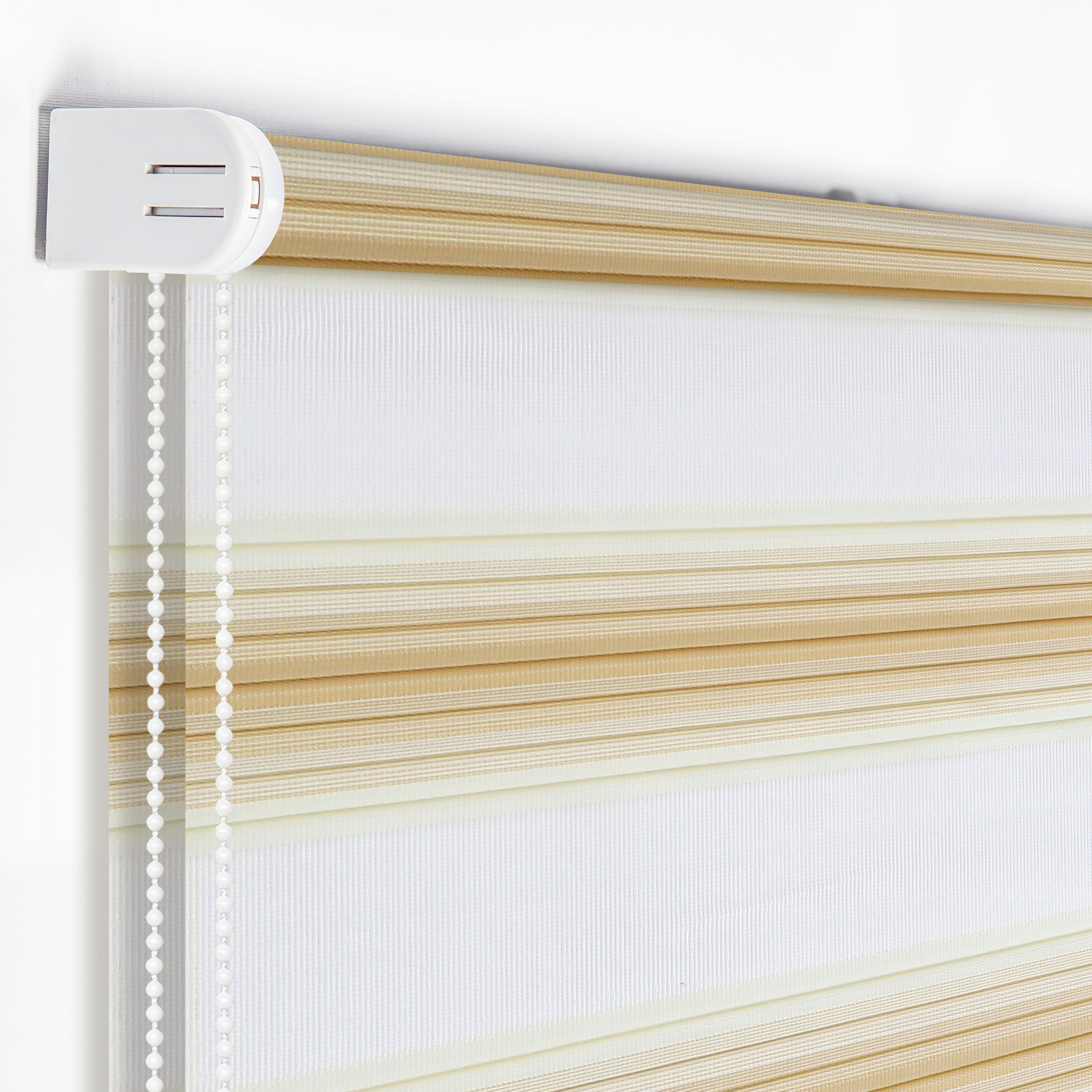 Рулонная штора Santreyd Palermo день-ночь бежевая 70×160 см 83503014 STLM-0041450 - Вид №1