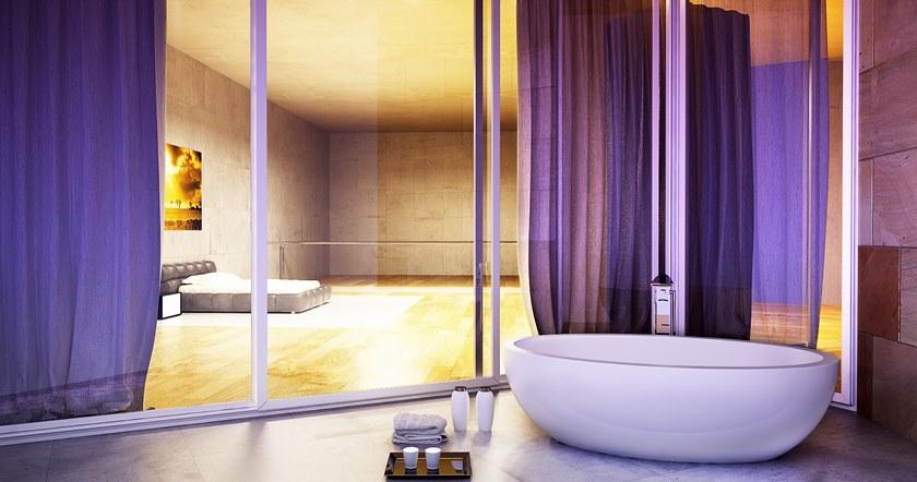 MOMA Design Отдельностоящая овальная ванна с твердой поверхностью  Emr  - Вид №1