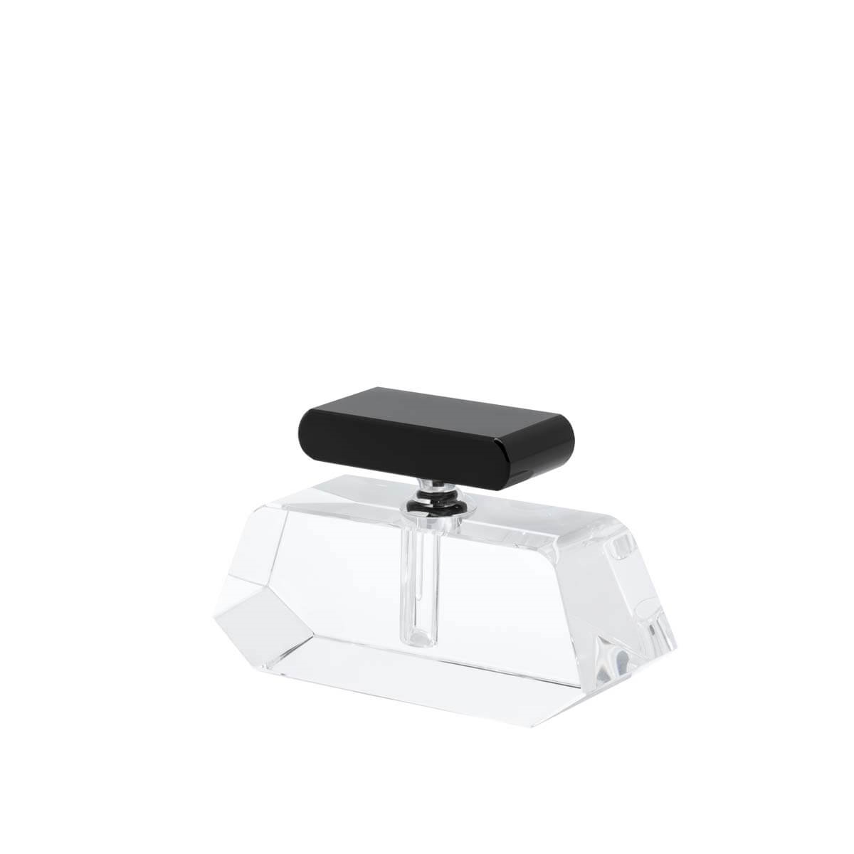 600913-CB ABHIKA БУТЫЛКА ДЛЯ ДУХОВ BEVERLY SH CLEAR/BLACK  - Вид №1