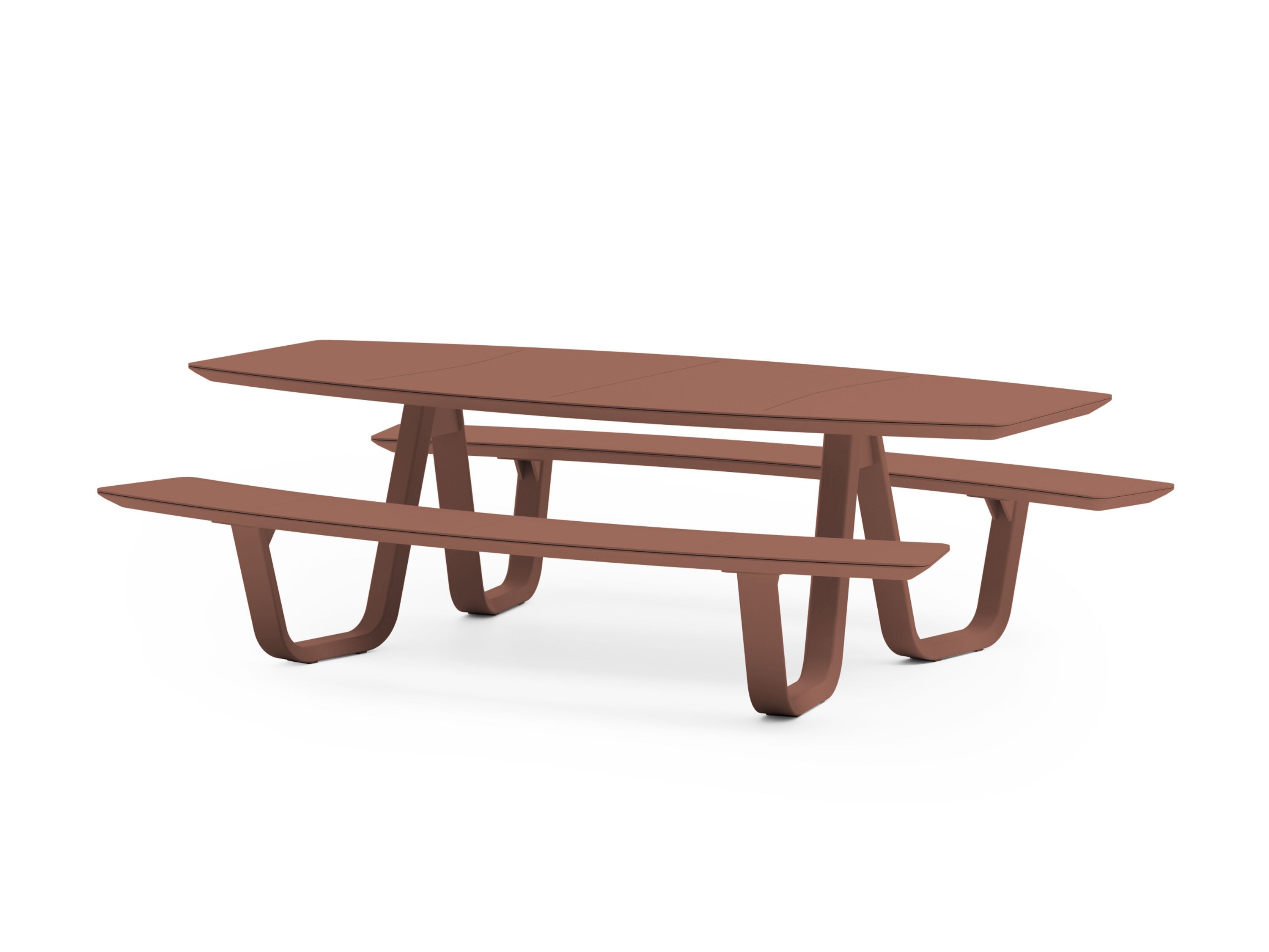 Прямоугольный стол для пикника со встроенными скамейками Atmosphera 8teen ARCH-00084249 - Вид №16