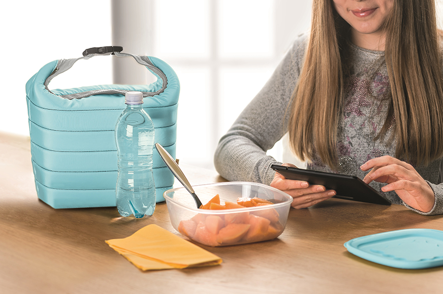 032950165 Набор из термосумки и контейнера handy, 1,4 л, оранжевый Guzzini  - Вид №1