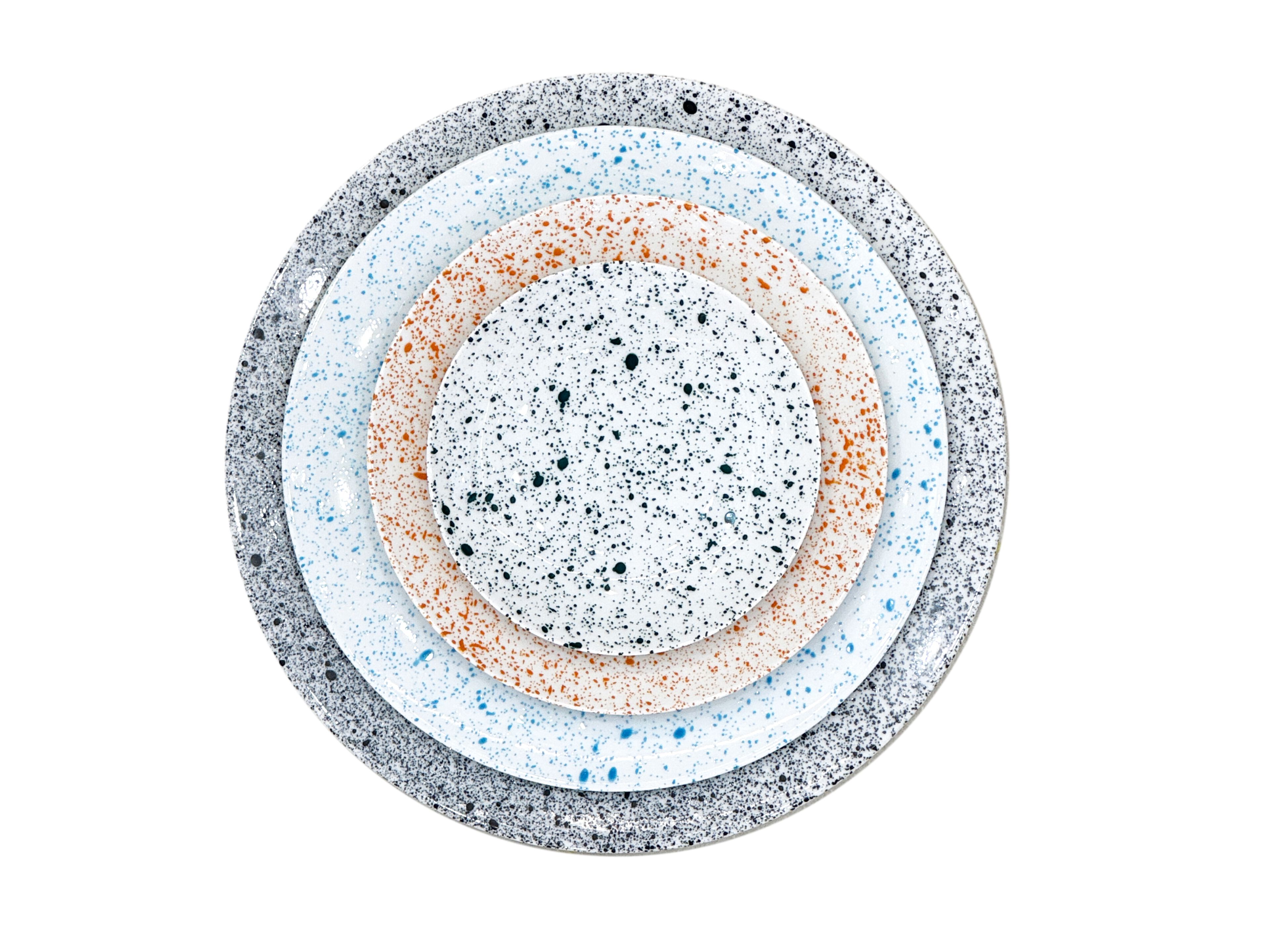 Набор фарфоровых сервировочных тарелок Non Sans Raison Splash ARCH-00089927 - Вид №1