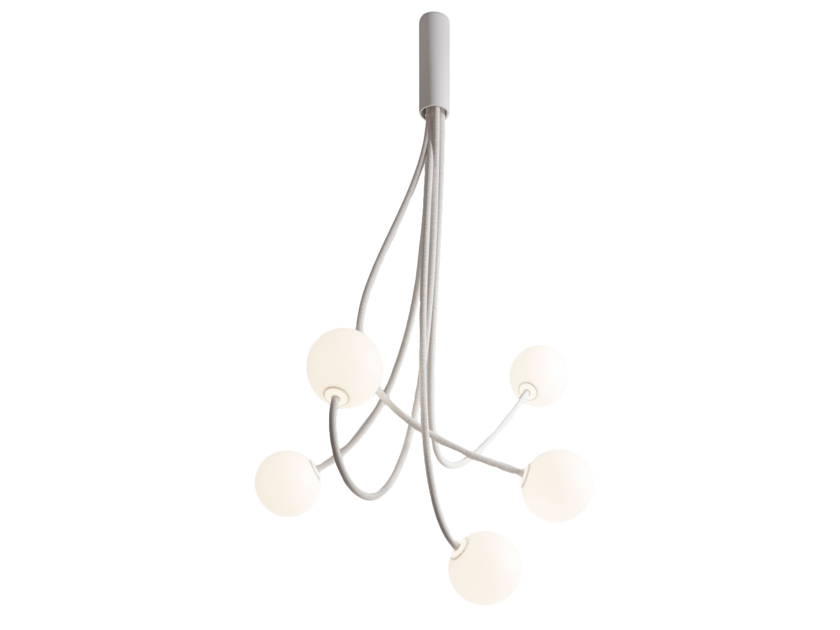 Потолочный светильник из травленого стекла с гибкой рукояткой Karman Moony ARCH-00112468 - Вид №1