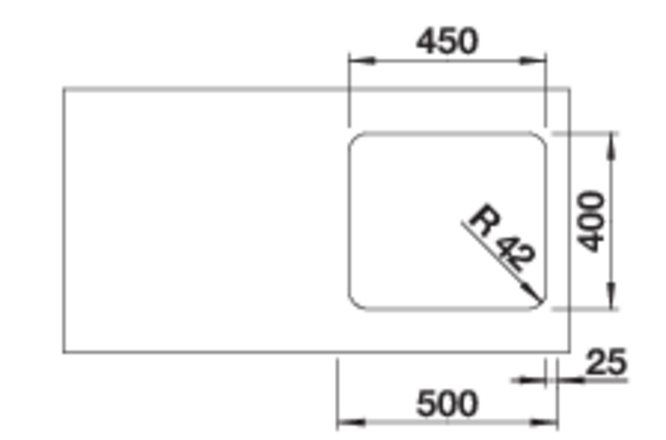 526120 Кухонная мойка Blanco Solis 450-U  Blanco Solis  - Вид №4