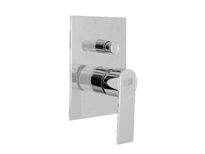 Латунный встраиваемый смеситель для душа с переключателем QD Magistro Lab Swanky ARCH-00127864