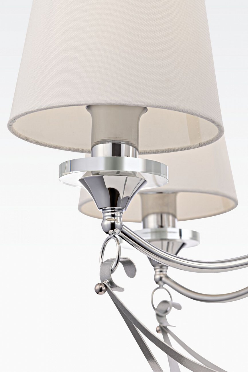 Люстра подвесная белая Ariana 07CH FREYA ДИЗАЙНЕРСКИЕ, MODERN 00-3956365 Белый  - Вид №2