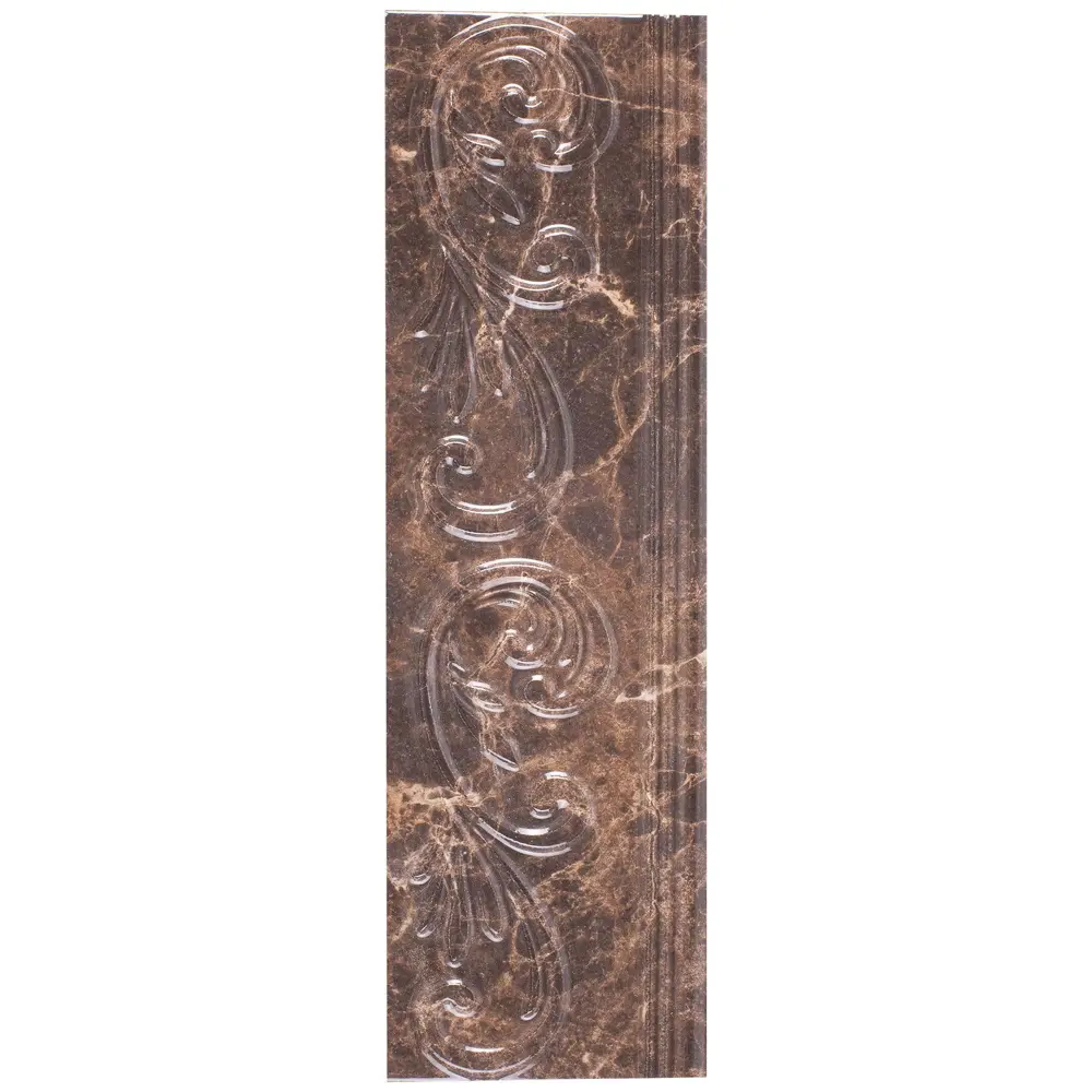 Бордюр Golden Tile «Lorenzo Modern» 30х9 см цвет коричневый 16996324 STLM-2130048 