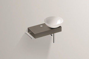 0613002084 Умывальник с тумбой, set.wp.pn2, белая, proshield, глазурованная Alape серия PN (Piccolo Novo)