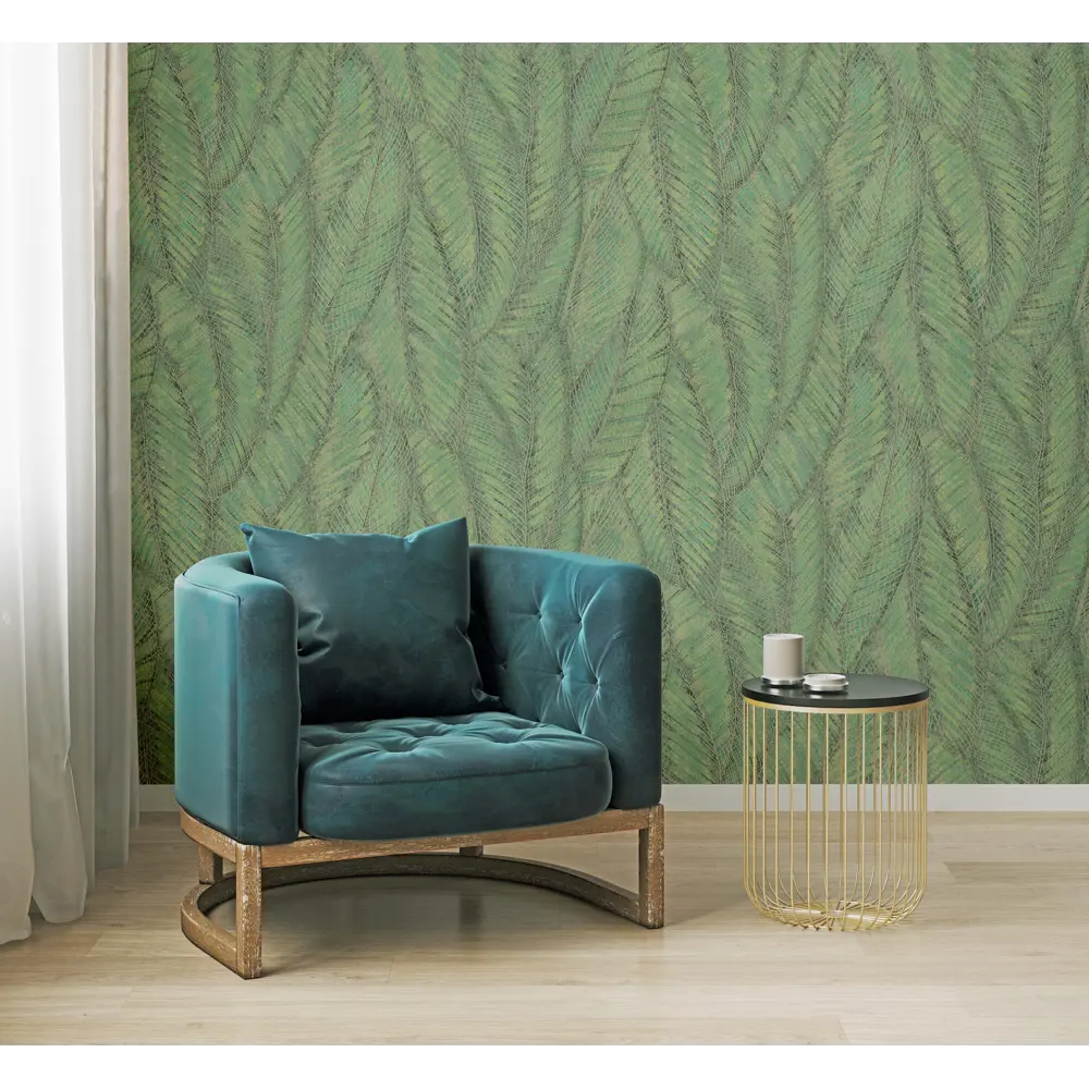 Обои флизелиновые Ovk Design Sirpi Murano зеленый 1.06 м 10809-05 88915380 STLM-2146958 RAVENNA - Вид №2