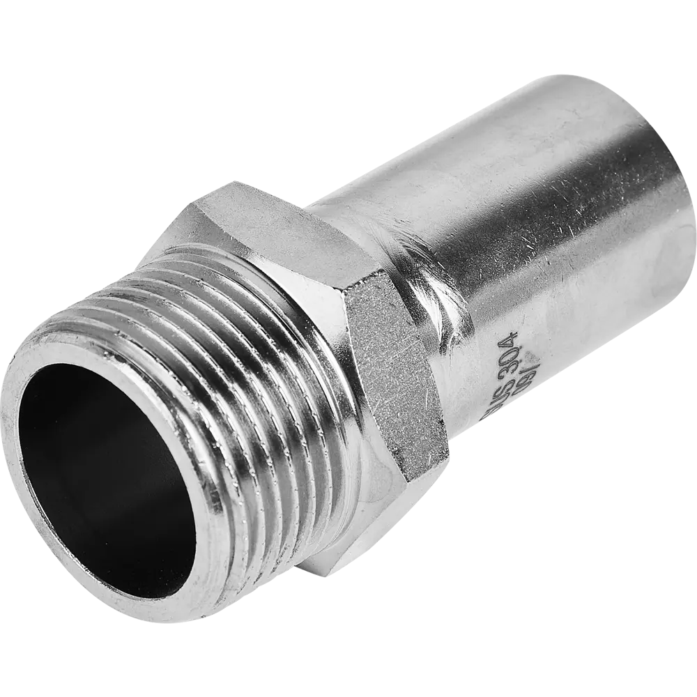 Муфта переходная Rommer 1"x28 мм НПр-НР нержавеющая сталь STLM-2165775 - Вид №1