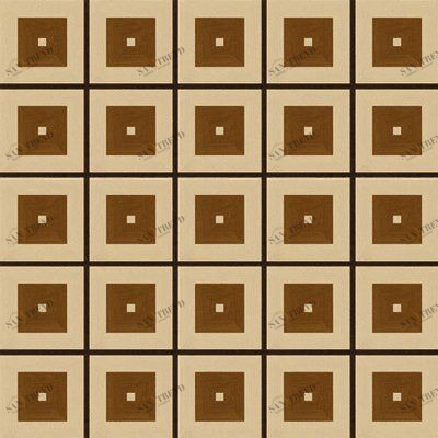 Художественный паркет Da Vinci Щитовой 26-122 Дуб (Гладкая) 500х500 мм 26010122